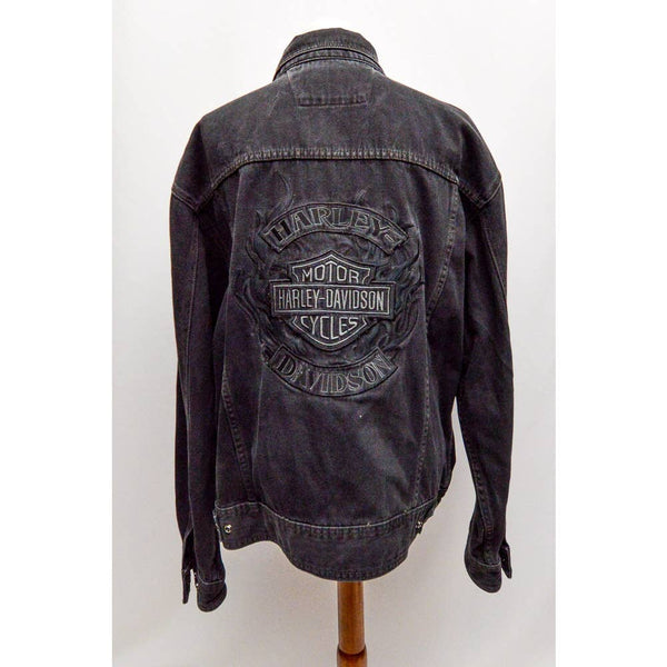 Vintage Harley Davidson mens jean jacket