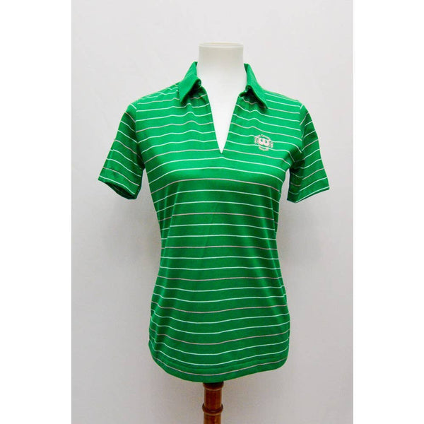 Vintage Lady Pickering womens polo shirt green M 70s