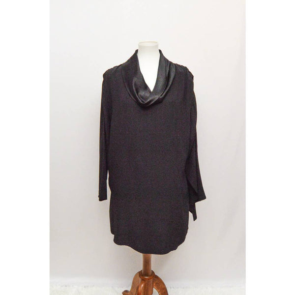 Carole Little womens blouse black 2X